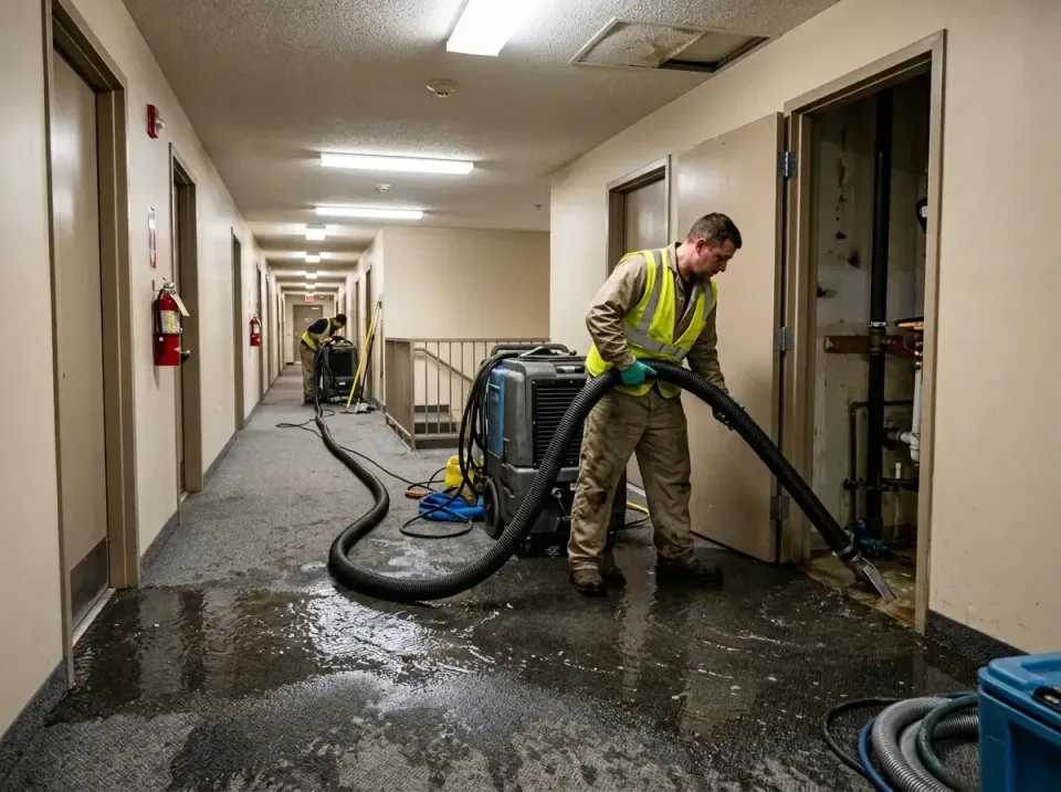 multi-unit-apartment-hallway-f-005 — frequently asked questions, Emergency Burst Pipe Water Extraction & Removal in Ferndale…